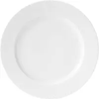 Lyngby Porcelæn Rhombe tallerken hvid Ø 27 cm