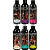 Magoon sæt med duftolier til erotisk massage 100 ml x 6 stk.