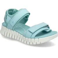 Ecco Damesko Gruuv Sol nubuck ankelrem sandaler Aquatic