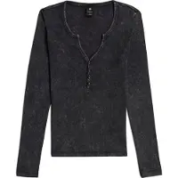 G-Star Deep Henley T-shirt Med Lange ærmer