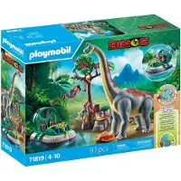 Playmobil Brachiosaurus Med Luftpudefartøj-figur