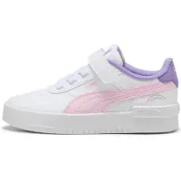 Puma Jola Colorful Rainbow Sneakers Kids, Shoes, White/Pearl Pink/Lavender Alert, 33