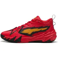 Puma Scoot Zeros Retro Portland Basketball Shoes, Shoes, Red/Yellow Sizzle, 39
