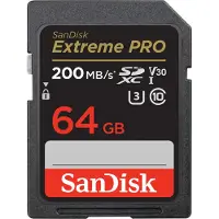 SanDisk Extreme PRO SD - 200MB/s - 64GB