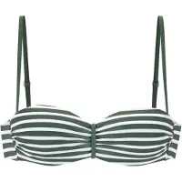 Venice beach Bikinioverdel grøn / hvid