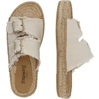 Espadrij l'orginale Pantoletter 'CLAQUETTE' beige