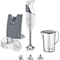 Bamix SwissLine, Nedsænkning blender, Knusning af is, 1,8 m, 200 W, Hvid