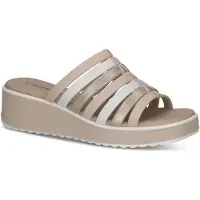 Caprice Mule, white, made of Leather with Wedge heel, Size 41