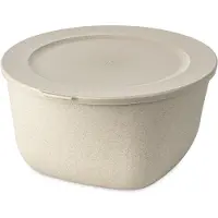 Koziol Connect skål/skål med låg 4 L biocirk termoplast Nature desert sand