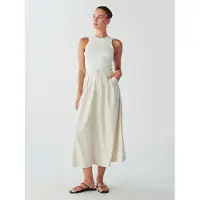 Willa Nederdel 'MIMIE' lysebeige