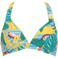 Vivid Bikinioverdel lyseblå / gul / rød