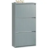 SoBuy Skoskab med 3 rum, 61x120x26 cm