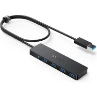 Anker Ultra Slim - Hub - 4 x SuperSpeed USB 3.0 - desktop