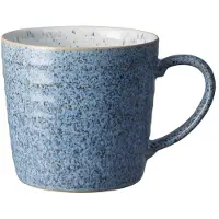 Denby Studio Blue riflet krus 40 cl Flint/Chalk