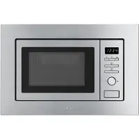 Smeg Fmi020x 1000w Indbygget Mikrobølgeovn Med Grill