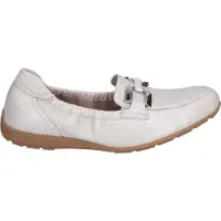 Caprice Moccasin, white, made of Leather without heel, Size 38