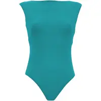Vivid Badedragt cyanblå