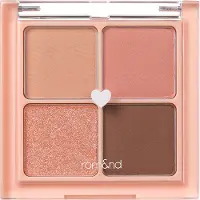 Rom&nd ROM & nD Bättre än Eyes 4 Color Mini Palette 01 Dry Mango Tulip Eye Shadow Palette Daily Natural Shades Blandningsbara rika färger Velvete Textur