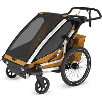 Thule Chariot Sport 2 Dviguba dviračio priekaba | G3 natūralus auksas