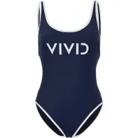 Vivid Badedragt marin / hvid