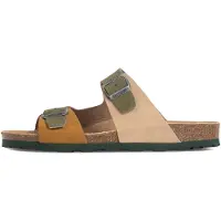 Bayton Pantoletter 'Ilithyie 2' beige / brun / khaki