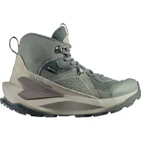 Salomon - Vandresko dame - Elixir Mid GTX W Ubnchi/Flintg/Pkiten til UnisexUld - Størrelse 37 1/3