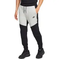 Nike Bukser 'TCH FLC' lysegrå / sort