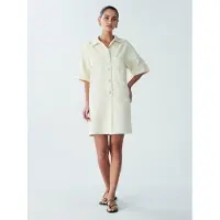 St MRLO Blusekjole 'LEE DENIM SHIRT DRESS' ecru