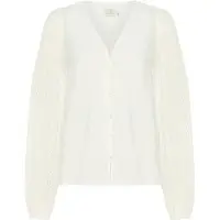Kaffe Bluse naturhvid
