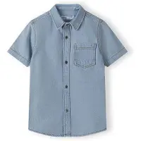 MINOTI Skjorte blue denim