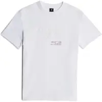 G-Star Bluser & t-shirts 'Originals T-Shirt' mørkerød / hvid