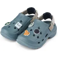 Liewood Åbne sko 'Milas' navy / ensian / greige / orange