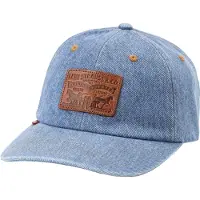 Levi's Hætte 'HERITAGE' blue denim / brun