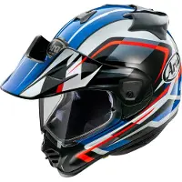 Arai Tour-X5 Discovery Crosshjelm Blå/Hvid/Rød/Sort XL