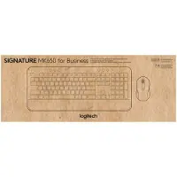 Logitech | Signature MK650 Combo for Business - Tastatur og mus-sæt - trådløs - 2.4 GHz, Bluetooth LE - QWERTY - US International - grafit
