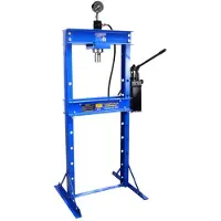 GEKO hydraulisk presse 20T med manometer og to-trins pumpe