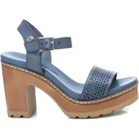 Refresh Refreshtil kvinder. 17077702-JEANS Sandal 170777 blå -Hælhøjde 10cm (40), 8-10, Spænder, Casual