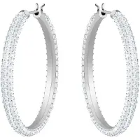 Swarovski Øreringe 'Dextera' sølv