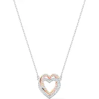 Swarovski Kæde 'Hyperbola' guld / sølv / transparent