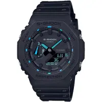 Casio Herreur GA-2100-1A2ER G-Shock Sort/Resinplast Ø45.4 mm