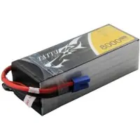 Tattu Gens Ace & 8000mAh 22.2V 25C 6S1P Lipo baterijos su EC5