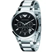 Emporio Armani Urarmbånd AR2434 - Mand - Quartz - Analog - Stål - Sølv