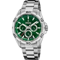 Festina Herreur F20623-3 Classic Grøn/Stål Ø44.7 mm
