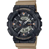Casio Herreur GA-110TU-1A5ER G-Shock LCD/Gummi Ø51.2 mm
