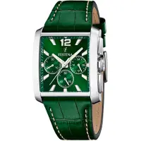 Festina Herreur F20636-3 Timeless Grøn/Læder