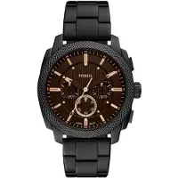 Fossil Analogt ur brun / mørkebrun / sort