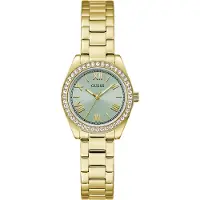 GUESS Analogt ur 'MINI LUNA' guld