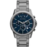 Giorgio Armani Analogt ur blå / antracit / hvid