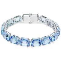 Swarovski Armbånd 'Millenia' lyseblå / sølv
