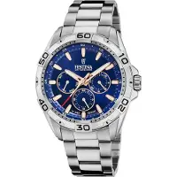 Festina Herreur F20623-2 Classic Blå/Stål Ø44.7 mm